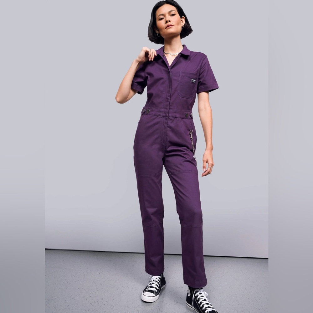 Wildfang Deep Purple Jumpsuit